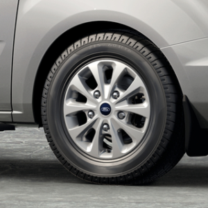 Platišče iz lahke zlitine 16" z 10 kraki, srebrn